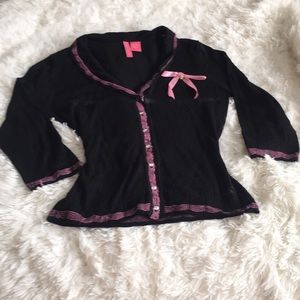 Charlotte Tarantola Black Cardigan